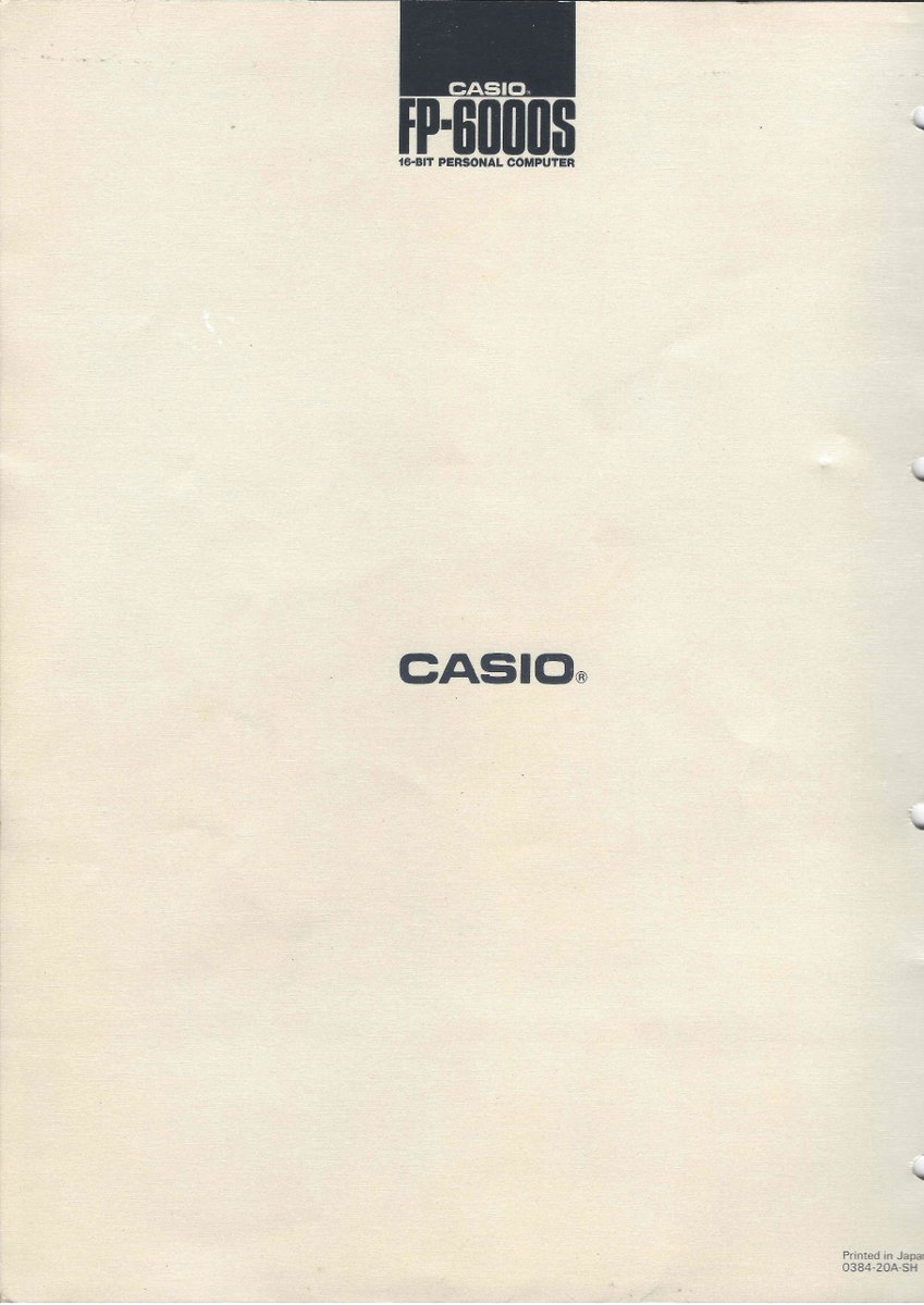 New Casio FP-6000 brochure ! 12 pages :)  3/3