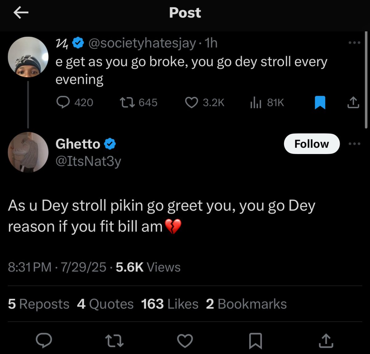 Charleschidube's tweet photo. Na this stage I dey 😩 https://t.co/uIjmBs7Mwf