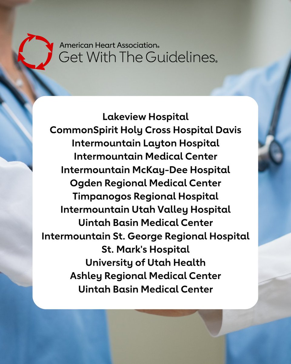 Check out our Get With The Guidelines® program! We work with hospitals to ensure every patient has access to the latest, quality care. These guidelines could save your life or the life of someone you love.
