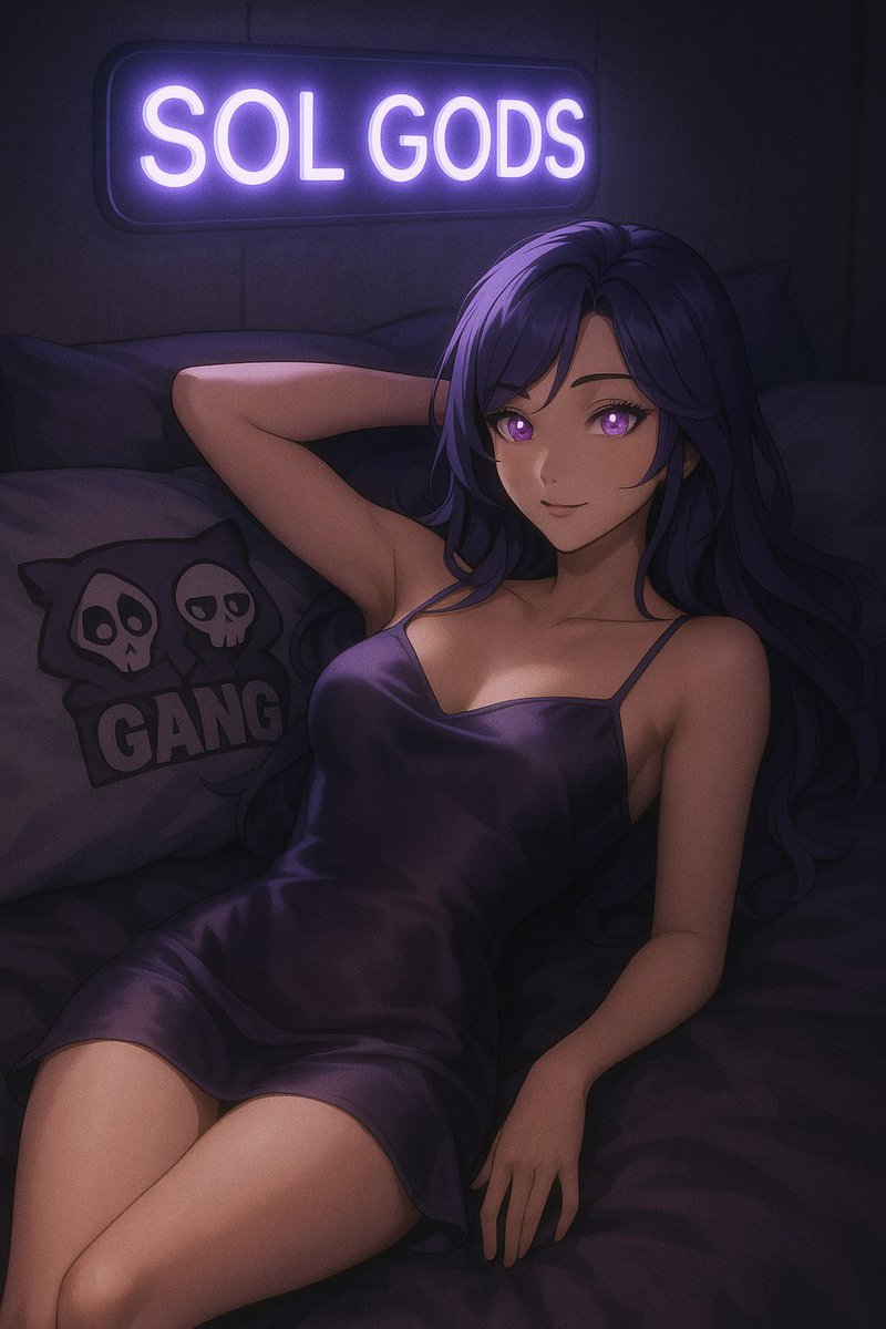 GN from the Gang 💜
She’s in bed. Staring.
Sleep if you dare 😈