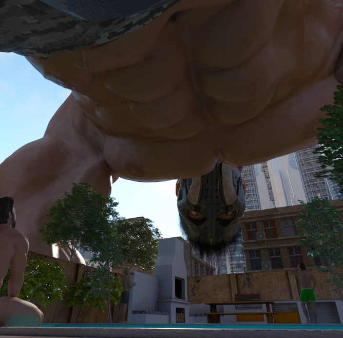 Hyperion the Giant takes over the pool
#Giant #Muscles #Hotguy #hunk #Macro #Macrophilia
#micro #pecs