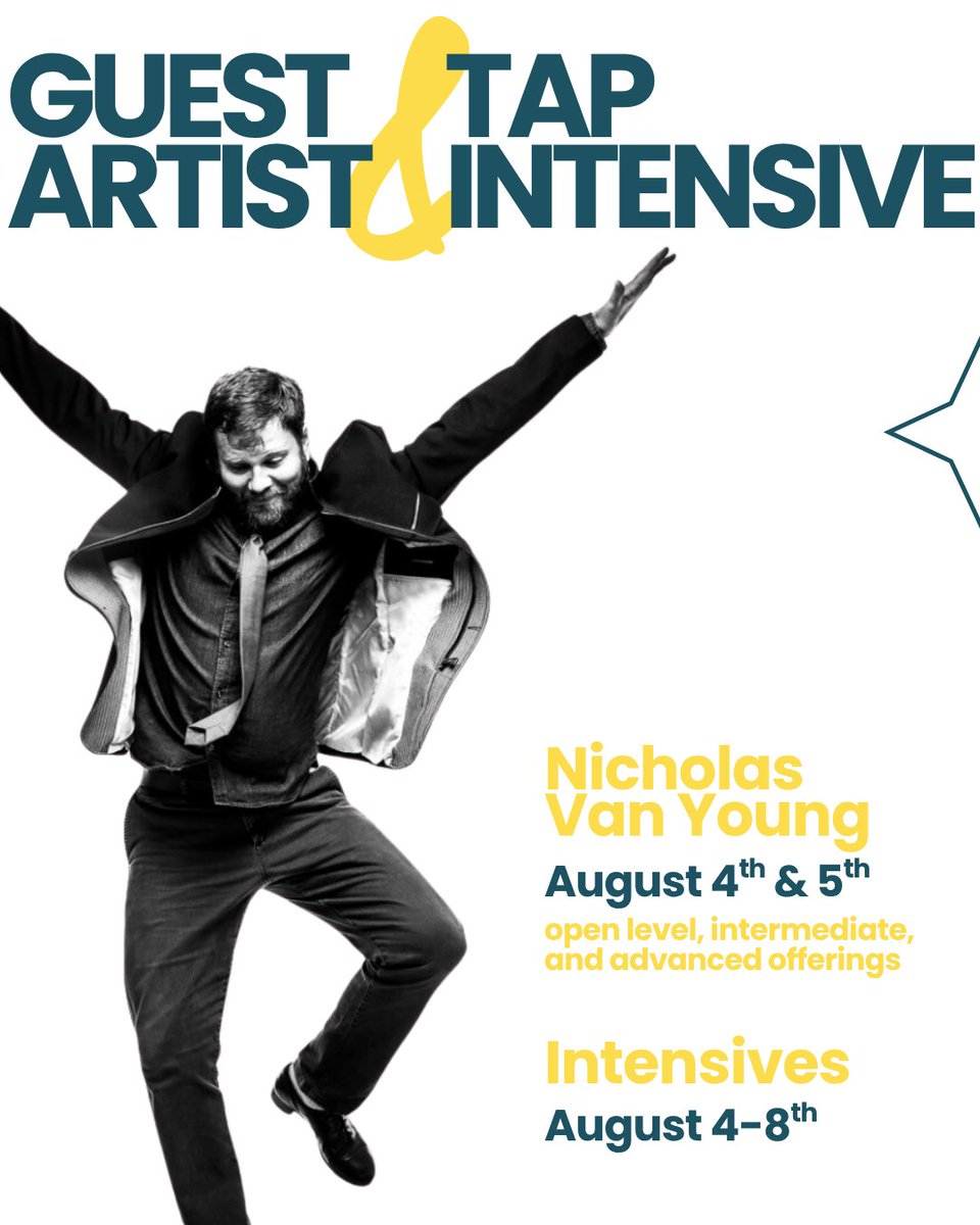 Are you registered? 

Join us for our Tap Masterclasses and/or our Tap Intensives. Secure your spot now before they are gone!

#greensborotap

loom.ly/Z_FM_ww