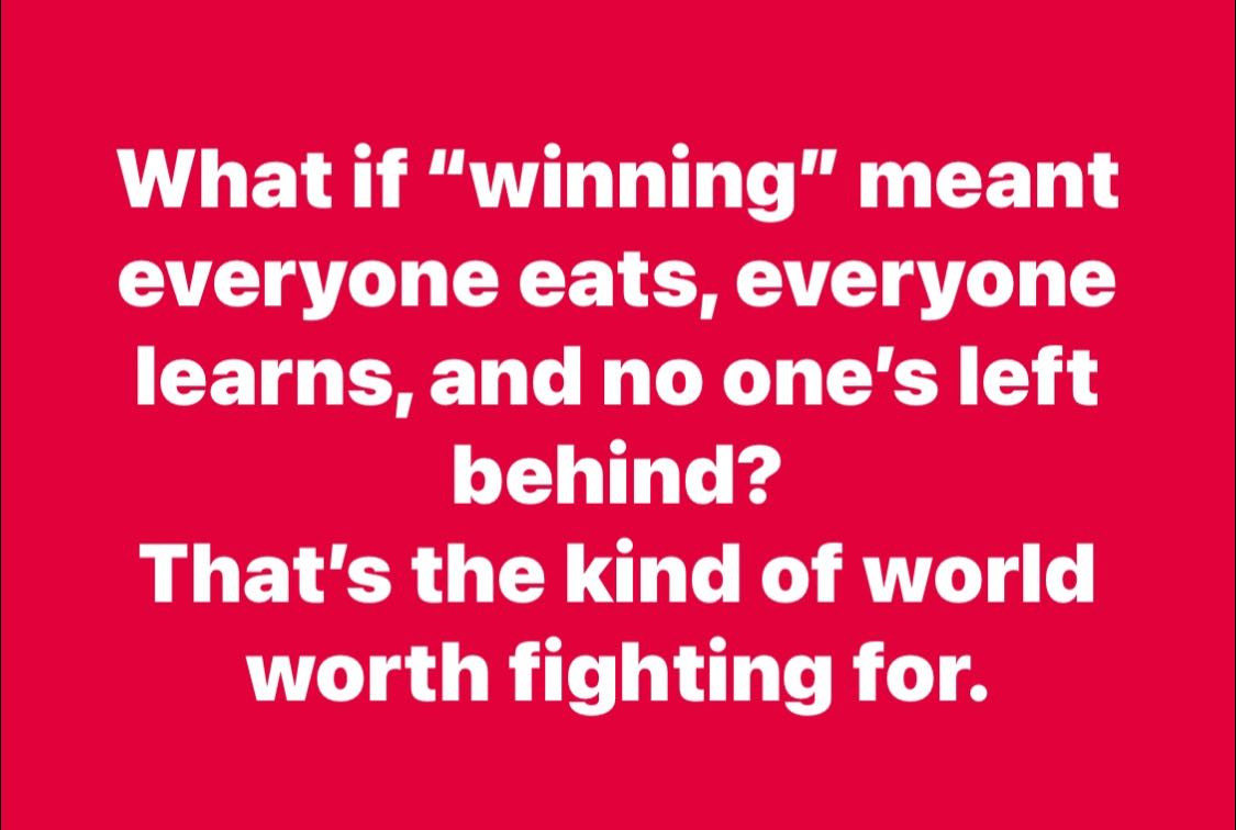 We'll never be a perfect country, there's no such thing, but this is something we should go for.