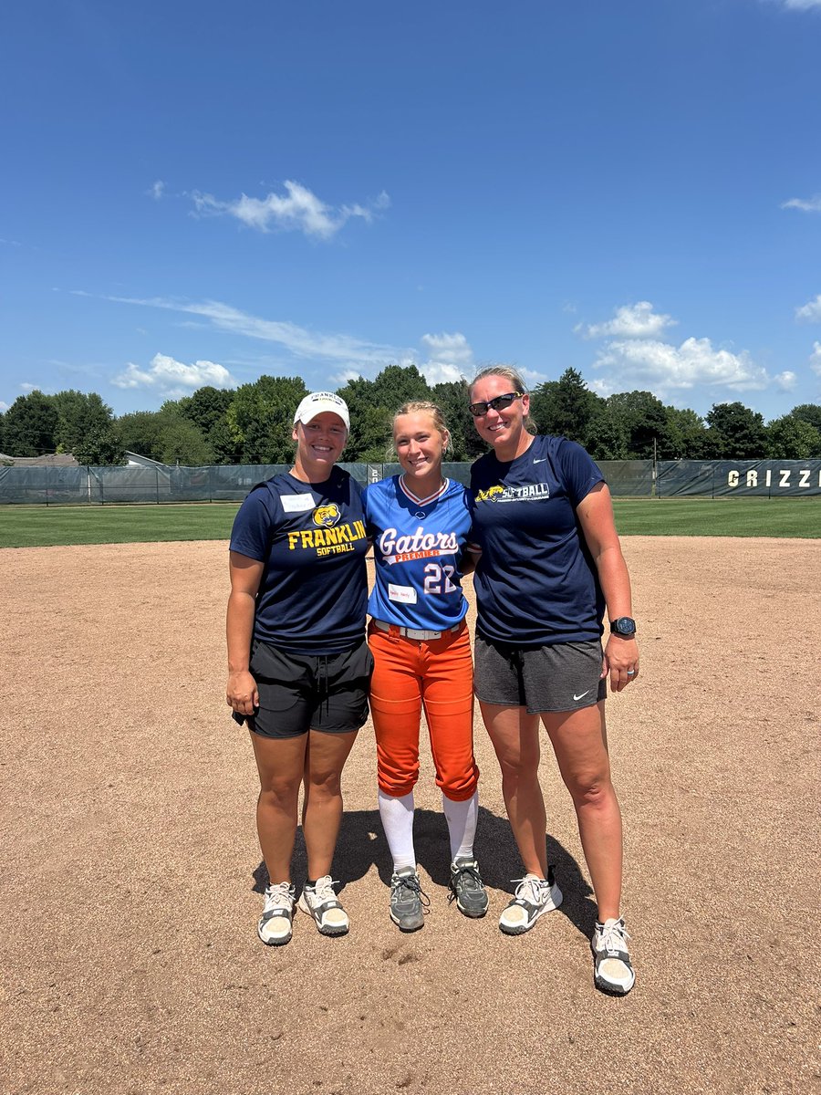 hayhardy09's tweet image. Had a great camp today at Franklin College. I wanted to thank Coach Harvey for putting on an amazing camp and for engaging with us. Can’t wait to come back for another camp! Go grizzlies!!
@FCGrizSoftball