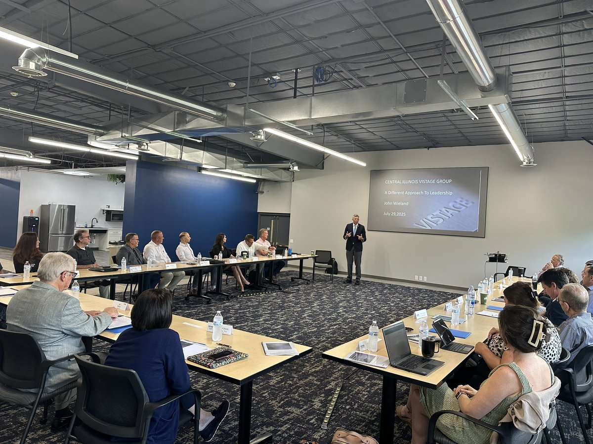 It was great to speak with the Central Illinois Vistage Group in Peoria this morning! I enjoyed discussing some of the lessons I've learned in Congress and the pro-family, pro-agriculture, and pro-business components in the One Big Beautiful Bill.

I want to thank Bill Morton for