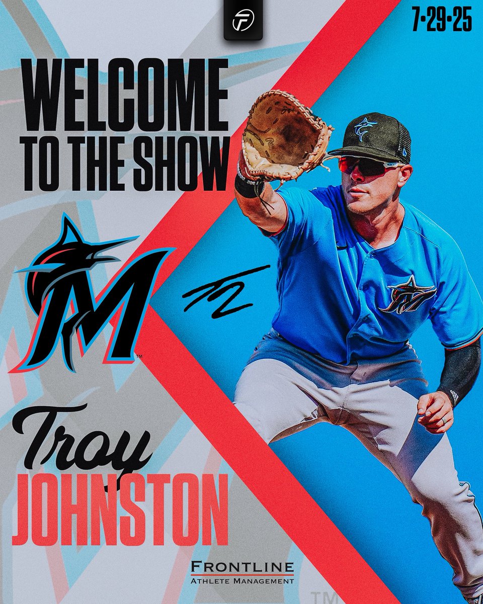 Troy’s time ⌚️

Congrats to Troy Johnston on being called up to make his Major League debut on the road in St. Louis tonight!

#FrontlineFamily #MarlinsBeisbol