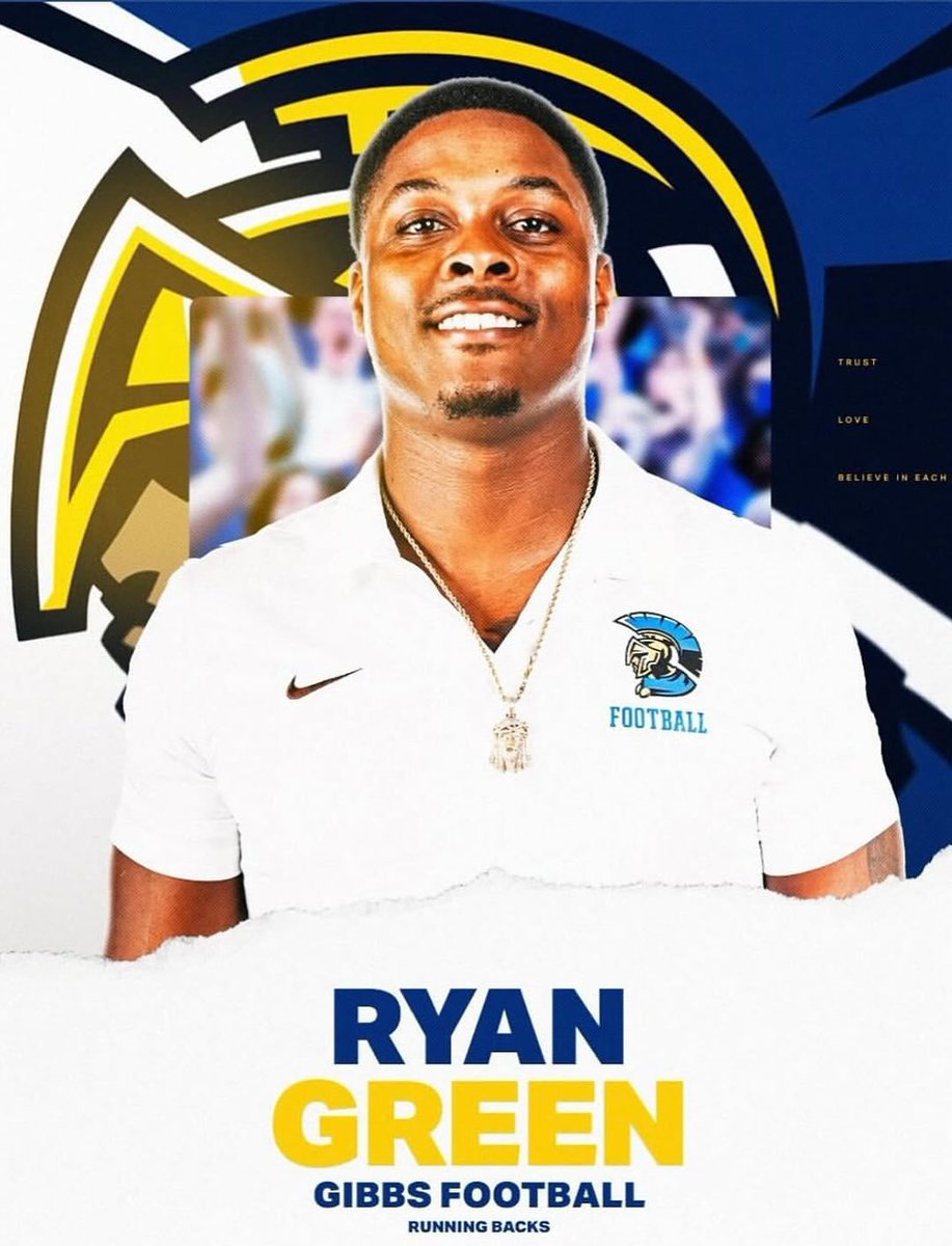 LetsGoNolez (@lets_go_nolez) on Twitter photo ICYMI: Former Florida State RB Ryan Green Has Officially Been Named RBs Coach At <a href="/JCgibbsfootball/">Gibbs Football Program</a>π₯π’
The St. Petersburg, Florida Native Recorded 63 Carries For 395 Yards & 4 TDs Along With 3 Receptions For 21 Yards & A TD During His Time At Florida State
#GoNoles #KeepCLIMBing ICYMI: Former Florida State RB Ryan Green Has Officially Been Named RBs Coach At <a href="/JCgibbsfootball/">Gibbs Football Program</a>π₯π’
The St. Petersburg, Florida Native Recorded 63 Carries For 395 Yards & 4 TDs Along With 3 Receptions For 21 Yards & A TD During His Time At Florida State
#GoNoles #KeepCLIMBing