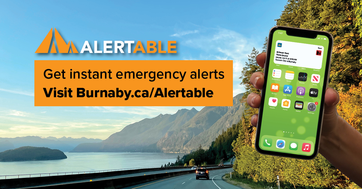 Stay informed no matter where you are.
If you’re travelling in Canada this summer, get important alerts in case of fires, earthquakes, storms and other hazards.⚠️

Download the Alertable app today. It’s a free &amp; easy way to stay informed wherever you are. 
ow.ly/ujVp50WvtKW