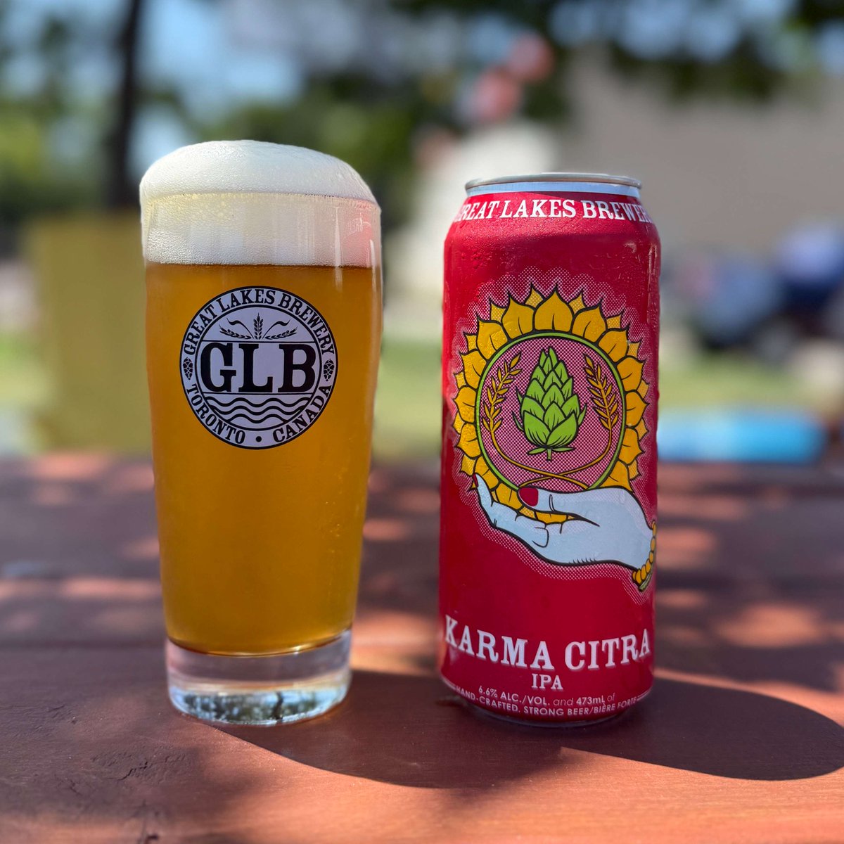 Look what just came off the canning line! Karma Citra IPA is BACK!

Available to order online at our usual release time on Thursday morning, at the GLB Brewpub on Friday, AND you'll see Karma Citra at an LCBO near you starting next week! 

Karma Citra
American IPA
6.6% abv