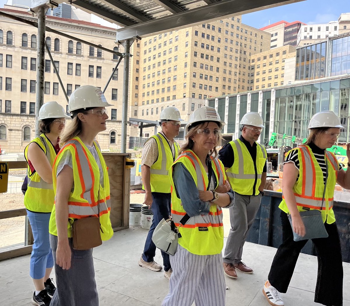 Thank you, UPMC, for hosting a phenomenal site visit for our partners at PACTA today!  CTE leaders had the opportunity to learn about exciting pathways in IT, corporate construction, architecture, &amp; engineering while touring the new Presbyterian Hospital expansion project!
