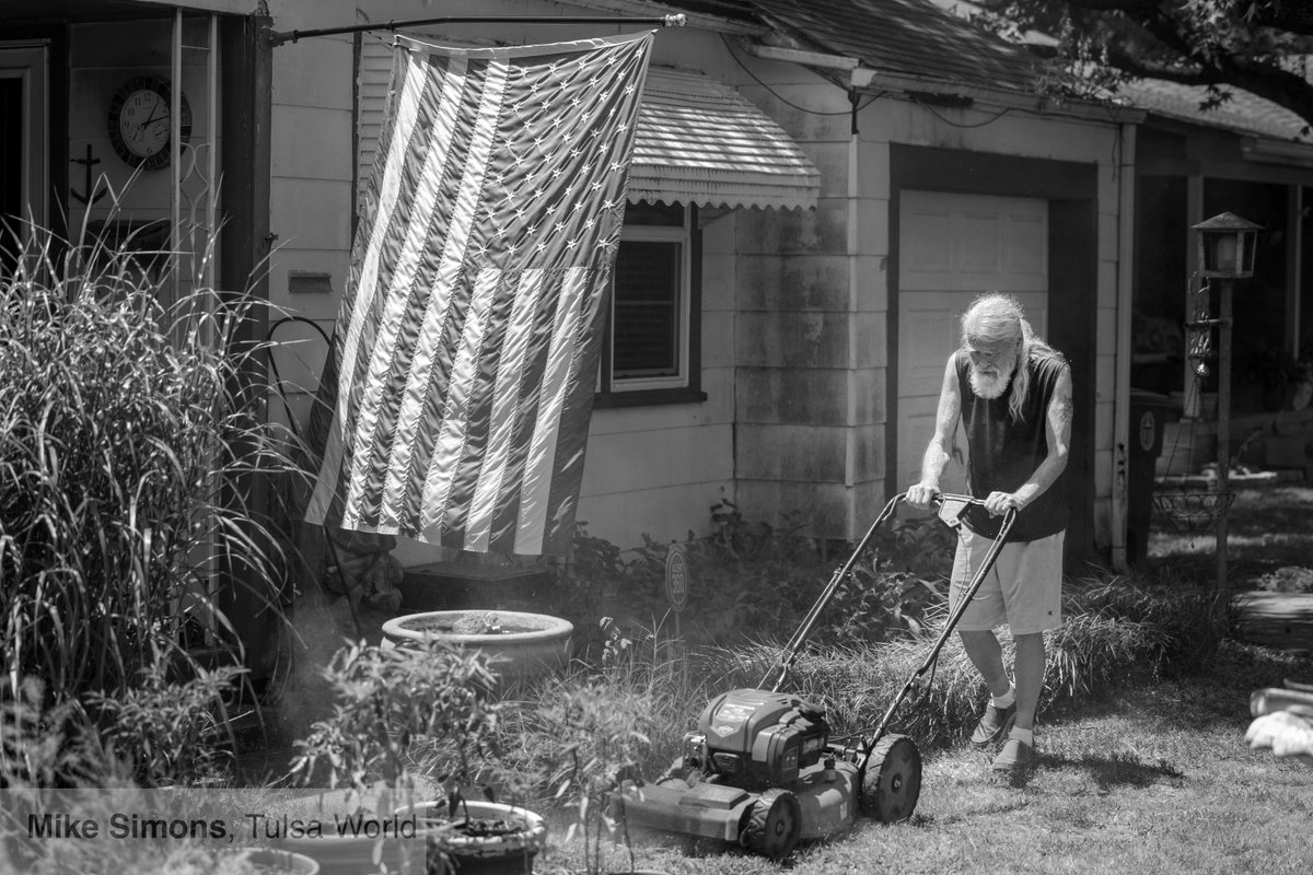 Drones! Mirrorless cameras that shoot 30 frames/second. Get stills and video with that...Sometimes, though, I see a photo while out roaming that is just old school feature hunting. Takes me back to my Broken Arrow Ledger days. I still see those photos in black and white #tulsa