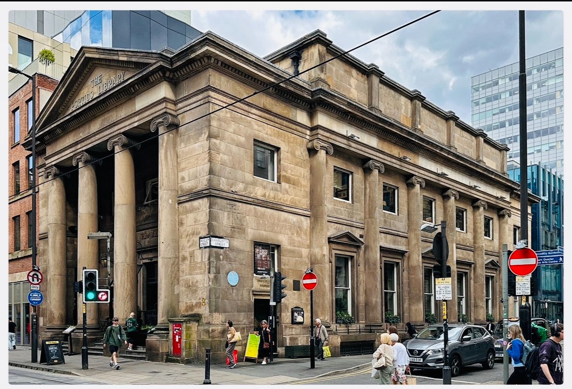 Zebra_carol's tweet photo. Our 🏛️ @ThePortico 📚 #SecretSupperClub, #PorticoPride 🌈Thurs 21st Aug #ManchesterPride Week. 
The tantalising menu will feature dishes inspired by books from our collection
Writer guests @MarkLlewellin3 DL &amp; @louisglazzard 
I’m back as Maitre D - obvs 😜
https://t.co/417cs7pciQ https://t.co/a5M4E39jiq
