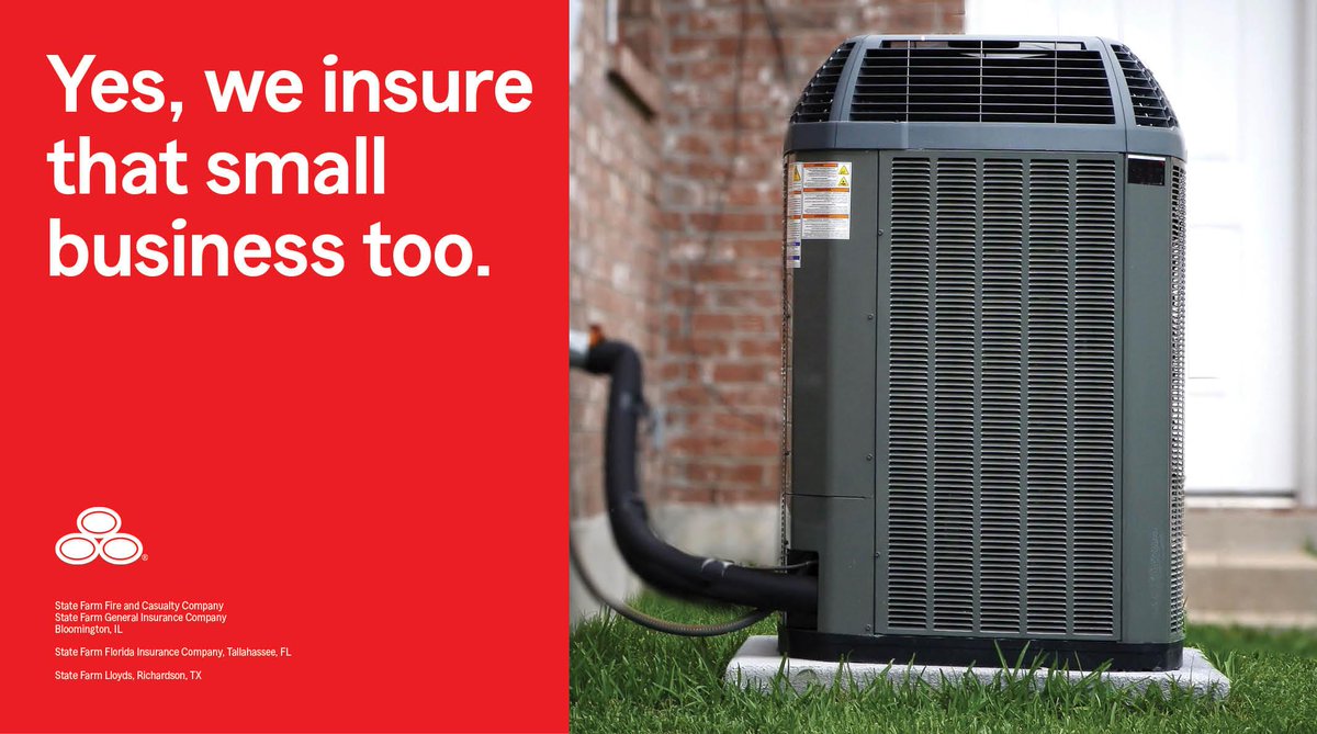 CWStateFarm's tweet image. We all know the value in having our AC and heating systems work properly. My office insures some of our local HVAC small businesses. If you are a small business owner as well, contact my office to learn more about our small business coverage options.

st8.fm/4lyhH6X
