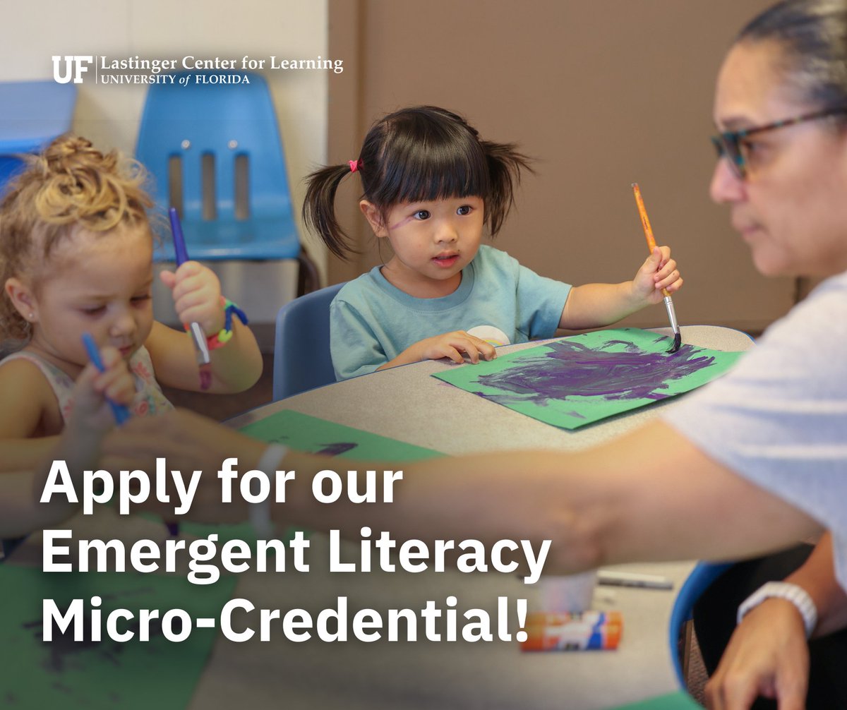 Applications for our Emergent Literacy Micro-Credential close this Friday, August 1! See if you're eligible today to receive FREE professional learning, 60 in-service hours/6.0 CEUs and a $1,000 completion stipend: bit.ly/EmergentMicroc…