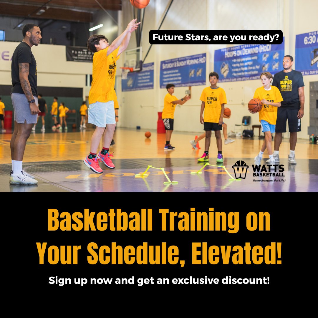 7 Booster Packages remain! 

We don’t just teach hoops... we build joy, confidence, and character. 

Your child’s transformation starts here. Save $100 → wattsbasketball.co/NewCustomerPro…

#FutureStars #WattsBasketball