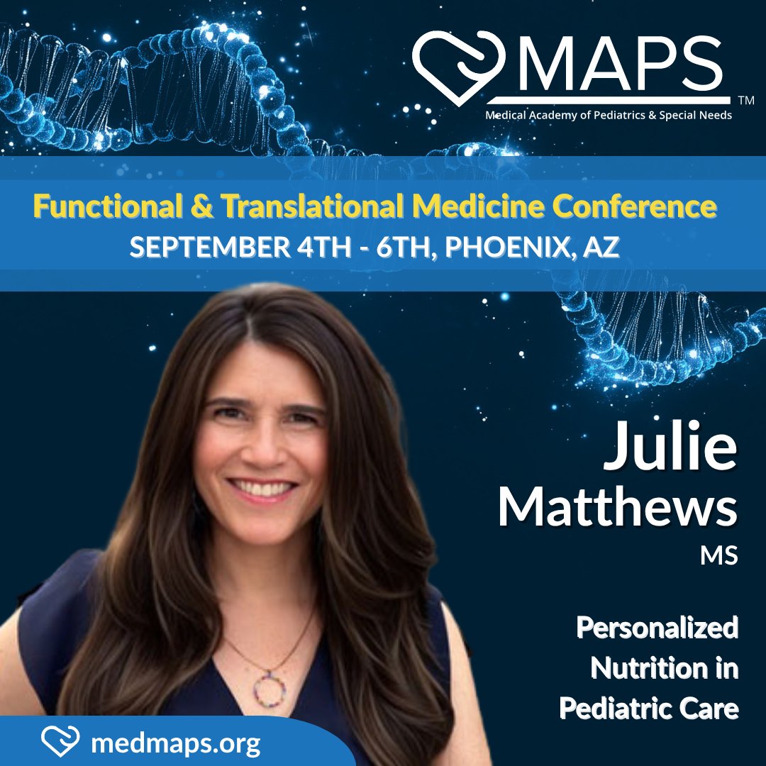 👩‍⚕️ What if genetic testing could personalize nutrition for children with ASD?
Author of the award-winning book Nourishing Hope for Autism, nutritionist &amp; researcher Julie Matthews, MS will show you how at the Fall Conference.
🧬 Decode SNPs
🧠 Optimize behavior, gut, detox
🎯