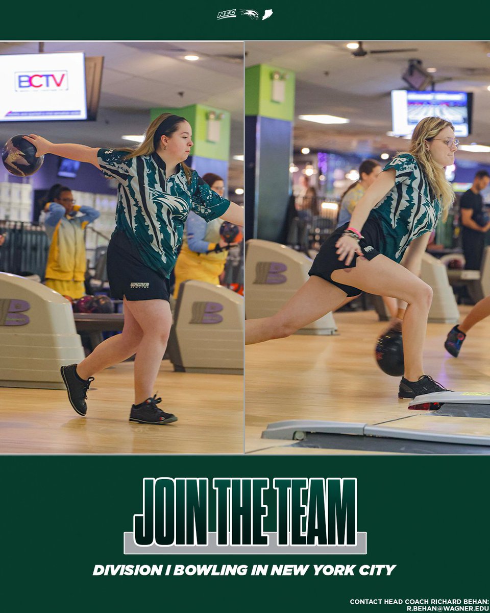 Looking to pursue Division I bowling in the big city?

Wagner College could be the place for you — contact head coach Richard Behan for more information. 

#KnockEmDown