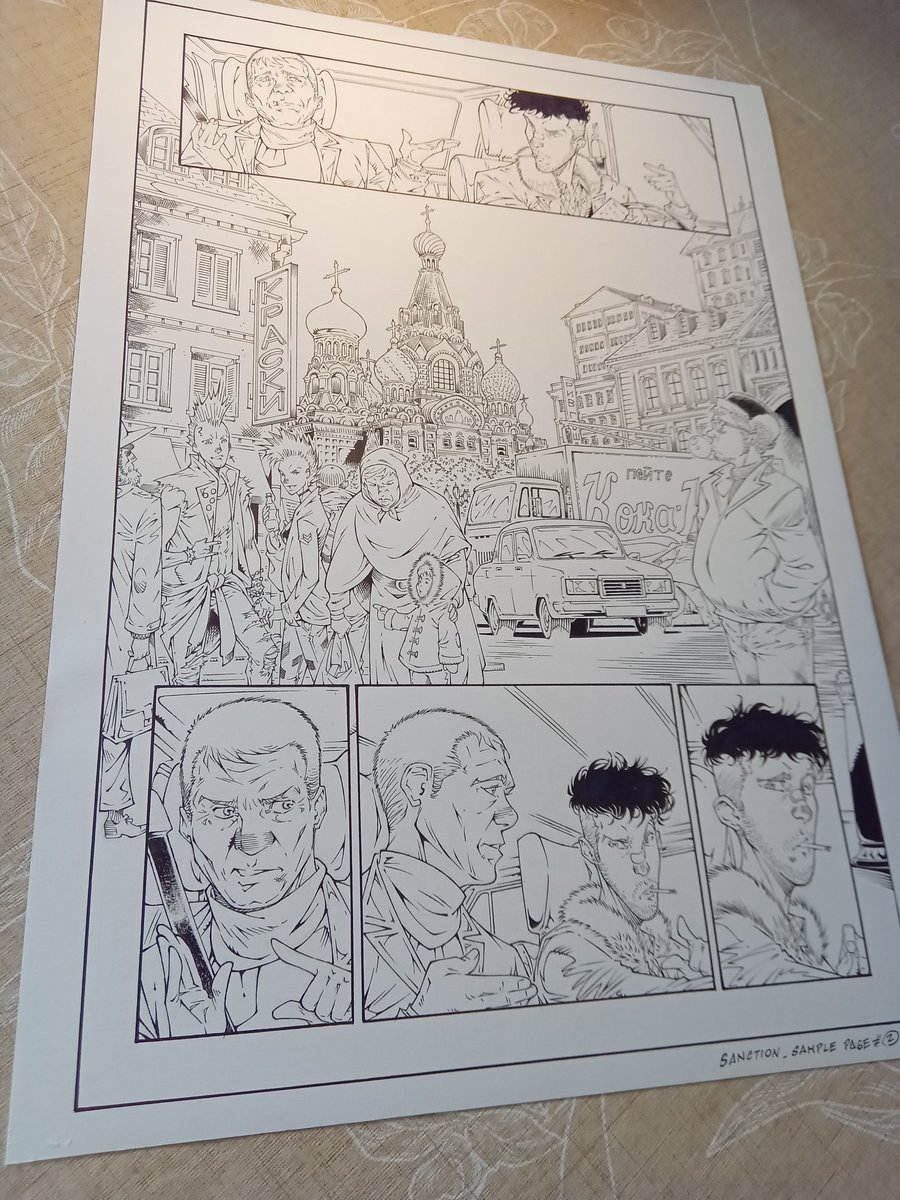 augustuscomics's tweet photo. Yet another #sanction sample page for the @MadCaveStudios 2025 Talent search. We'll see how it goes. Pretty fun working that big panel. Enjoy!
#comics #traditionalart #artistsonX #inkwashes #greytones #ink #makingcomics #makecomics #indiecomics #lada https://t.co/NGrbRc5HNt