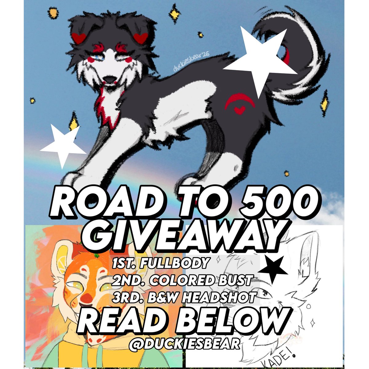 🎊🎁🎉[ giveaway ] — on insta
•

my insta is in my bio, but here is my link too!!

instagram.com/p/DMtSt-4PCnO/…

•
#furry #free #giveaway #freeart #raffle