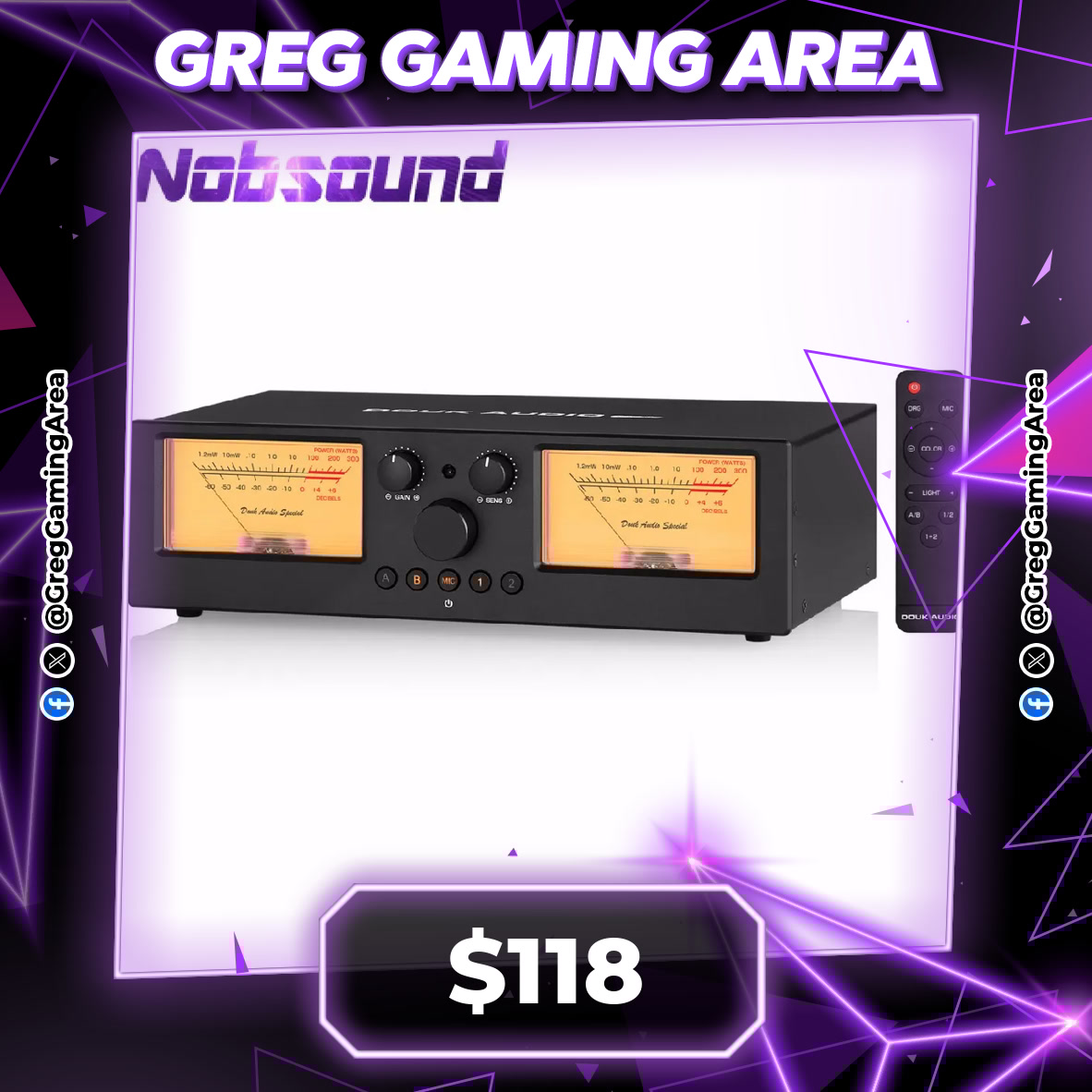 GregGamingArea's tweet image. AUDIO PERFECTION! ✨ 🎧

🔊 Nobsound VU3PRO Amp/Speaker Selector VU Meter
💵 $118

🔗 s.click.aliexpress.com/e/_okT9T2v

#AudioGear #HiFiSetup #SoundSwitch
