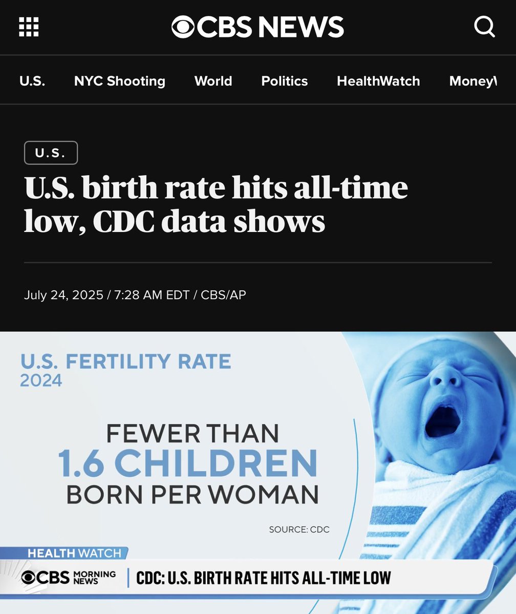 It’s not rocket science why the U.S. birth rate just hit an all-time low: None of us can afford to have children. Capitalism has priced us out of everything and those of us with the foresight to see what’s coming would never want to subject a child to it.