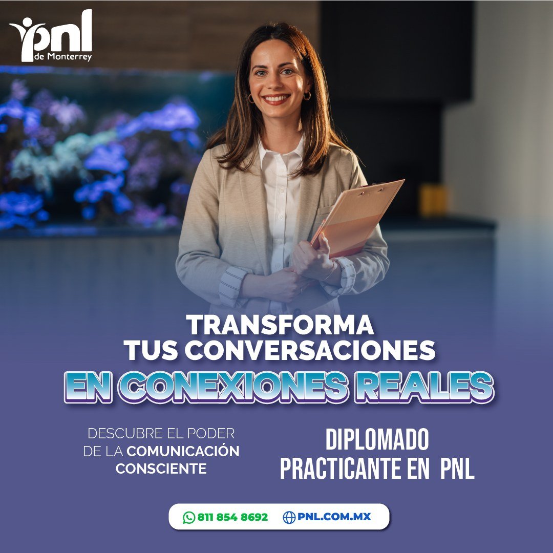 ¿Conversas o realmente conectas?  Descubre el poder de una comunicación consciente y transforma tus palabras en puentes, no en muros.

 Atención directa por  8118548692.
¡Conócenos! pnl.com.mx

#PNL #MTY #Diplomado #Diplomados #Comunicación #Conversación #Conexión