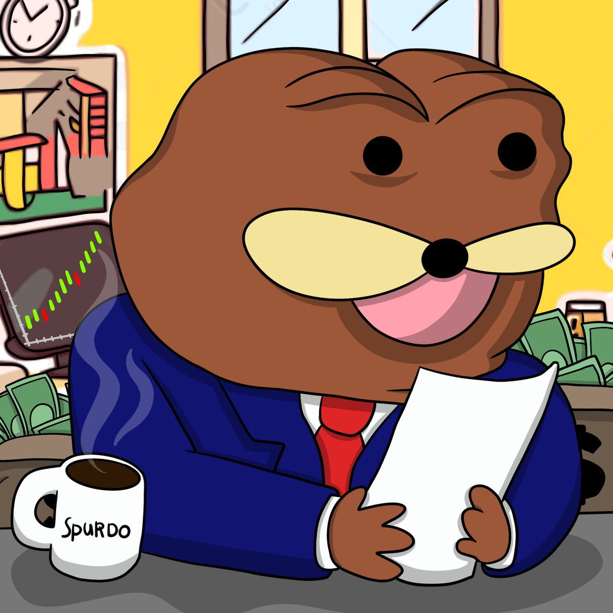 eth_spurdo's tweet image. $SPURDO is making its way to the headlines 💹🇺🇸