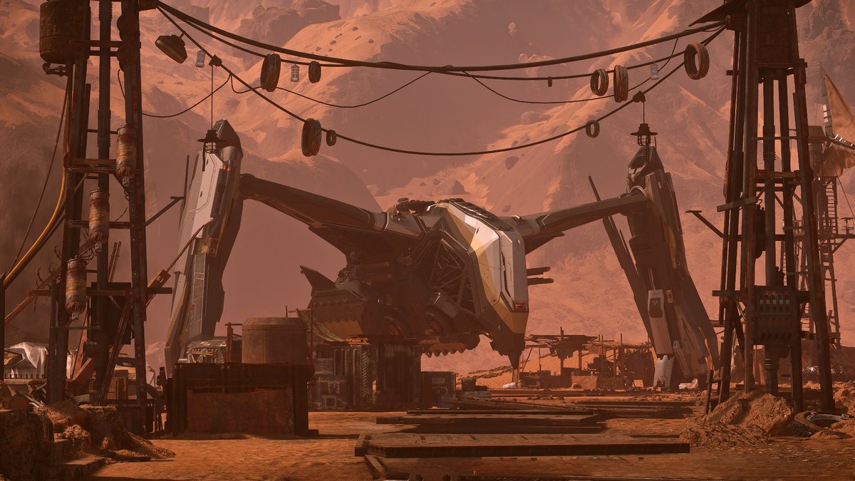 The Esperia Prowler Utility waiting for its moment ! 

<a href="/RobertsSpaceInd/">Star Citizen</a> <a href="/CloudImperium/">Cloud Imperium Games</a> 

#VGPUnite #SVP #photography #space #photographer #GametographyThere #VirtualPhotography #ShipShowdown #StarCitizen