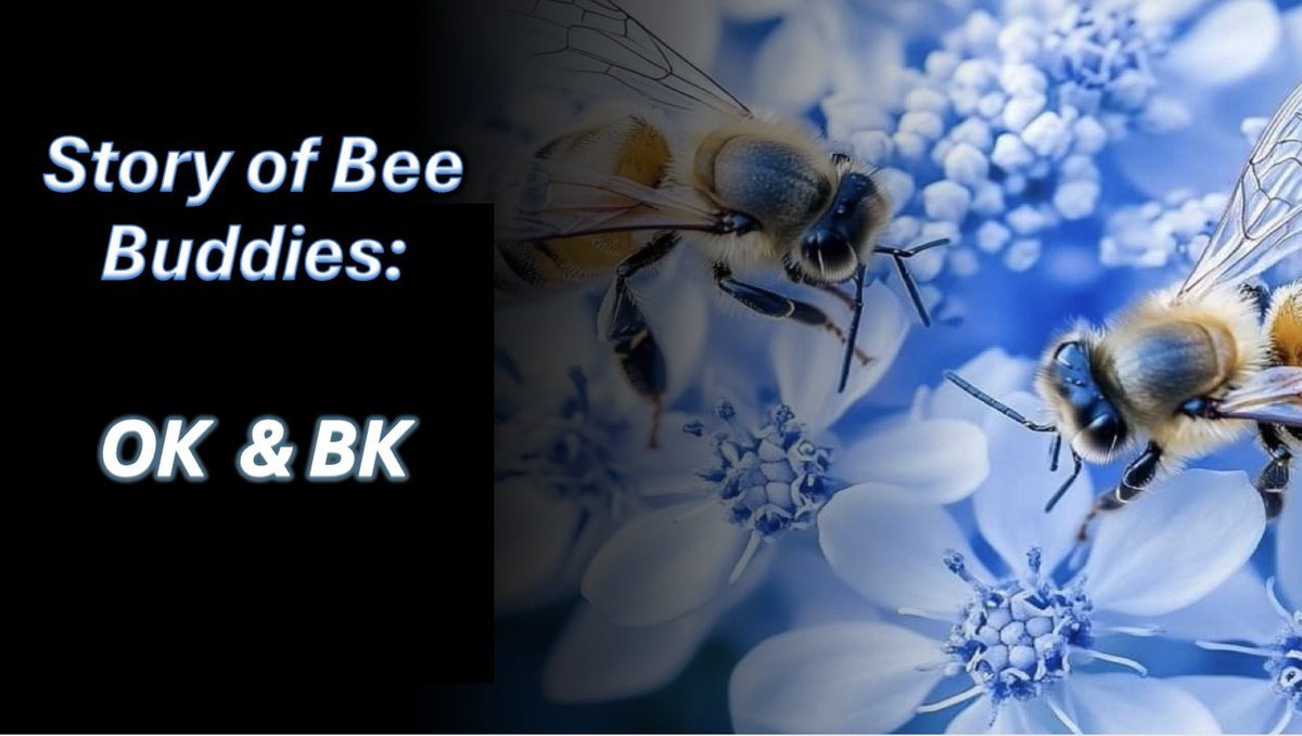 sr2665's tweet photo. Bee Buddies. Educational story about bees suitable to children to understand about bees. It’s presented as a dialogue between an adult bee and a younger bee. Enjoy!

https://t.co/nWWHFJmI79 https://t.co/MJweQIJtb8