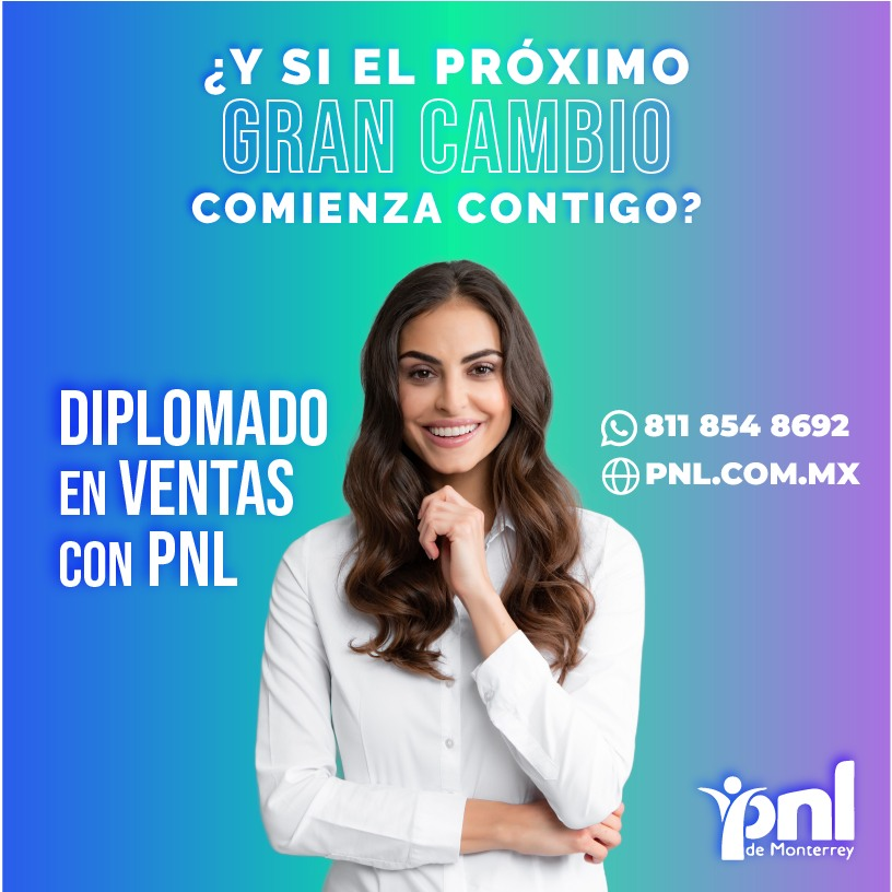 Cambia tu enfoque, cambia tus resultados y aprende a vender conectando. 

¿Te interesa conocer más detalles de nuestro diplomado?
Recibe atención directa por WhatsApp: 8118548692.
 Link directo a WhatsApp: bit.ly/2DihqVX

pnl.com.mx

#MTY #Diplomado #Ventas