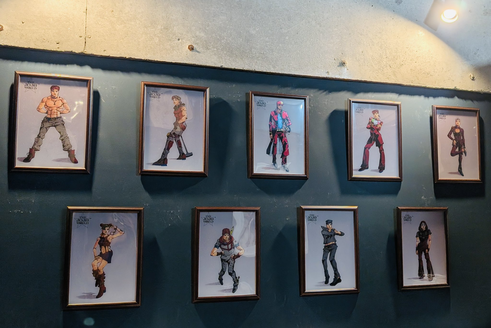 THE ★ JOJO WORLD 箔入りアクリルアートパネル THE JOJO WORLD 荒木飛呂彦描き下ろしイラスト箔入りアクリル