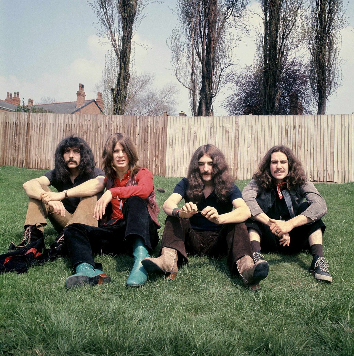 The band Earth, later to become Black Sabbath, Birmingham, UK, 1968. © Jim Simpson.