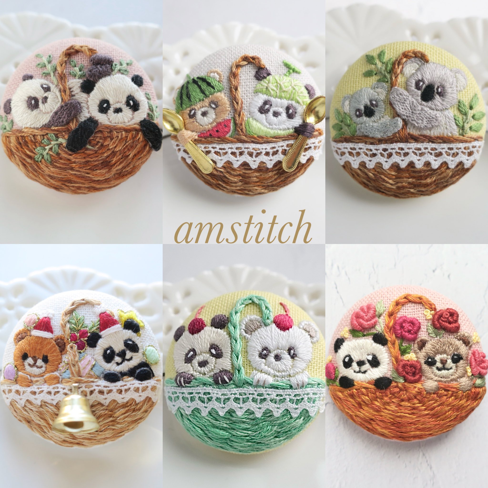 どん　ハンドメイド 在庫あり 裁縫箱セット 【小花柄 紺】たちばさみ入るサイズ