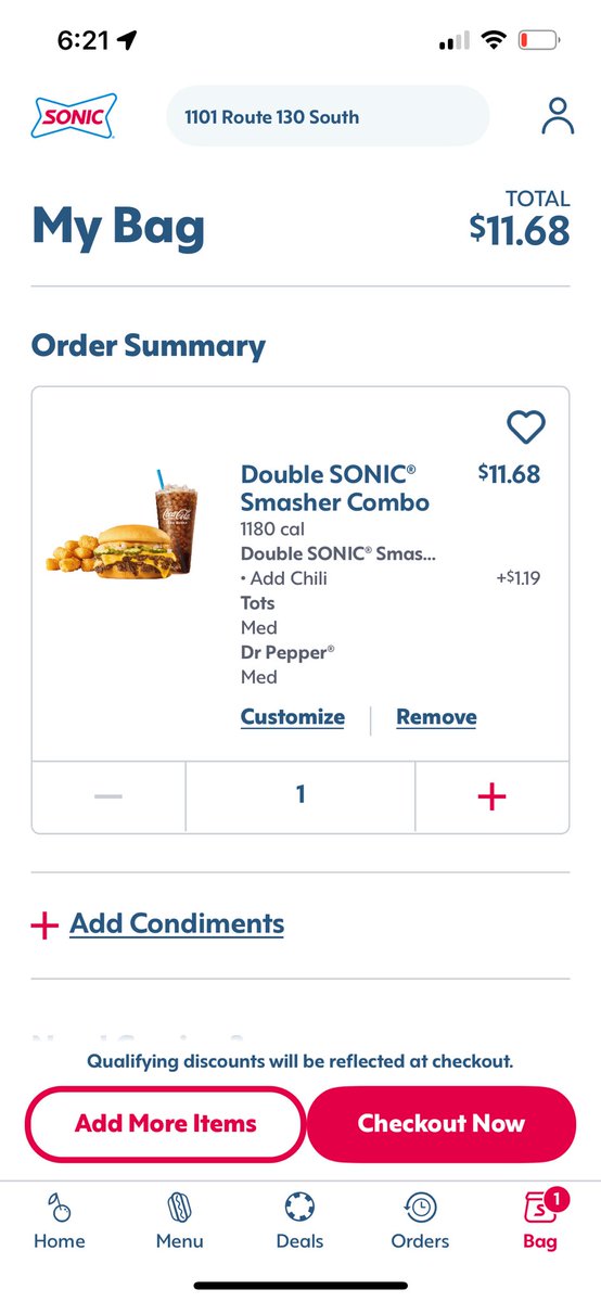 CmdPush's tweet photo. Just wondering is @sonicdrivein  let’s @DoorDash  add a 66% increase in price or is that just @DoorDash  Scamming people before they add another $3-5 for a service fee that “helps DoorDash continue to operate “ 🤔🤔 https://t.co/QW5jnVkgBB