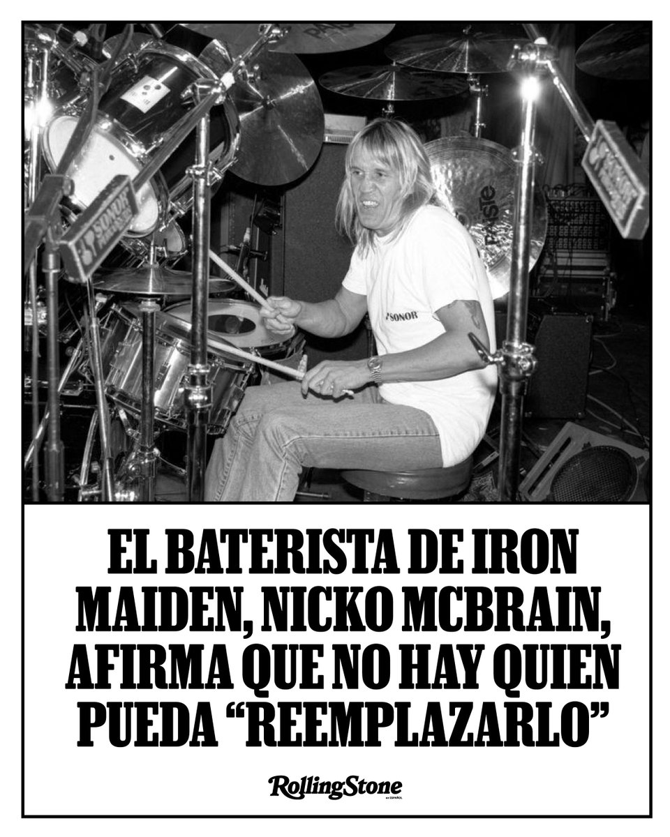 🎶 Después de 42 años, Nicko McBrain bromea sobre ser “el más guapo” mientras celebra la bienvenida del joven baterista a la familia de Iron Maiden. Entérate aquí. 👇 

es.rollingstone.com/el-baterista-d… 

#RollingStoneEnespañol #RollingStone #Música