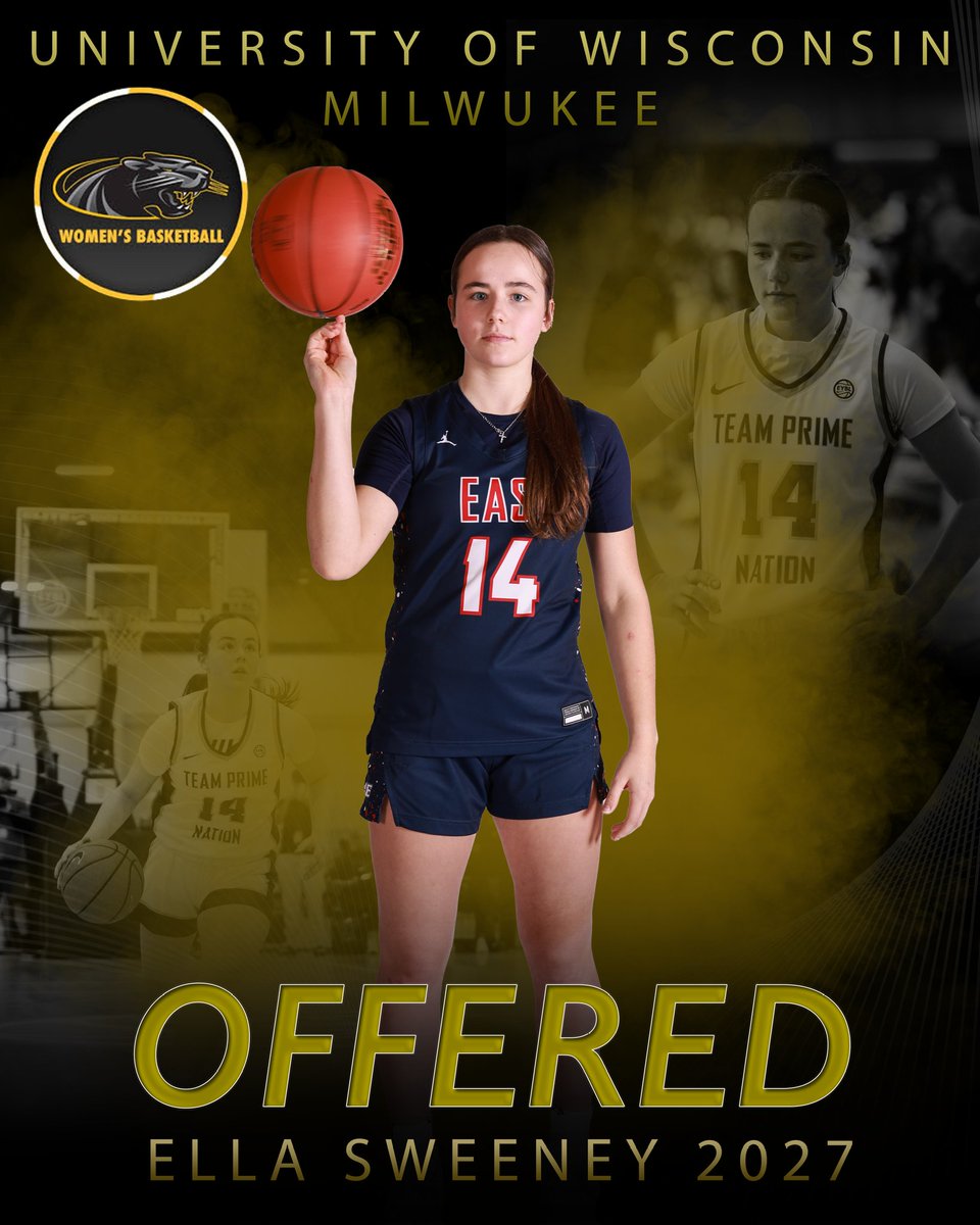 Ella Sweeney (@ellasween1) on Twitter photo Very excited to have received an offer from the University of Wisconsin - Milwaukee (<a href="/MKE_WBB/">Milwaukee Women's Basketball</a>)! Thank you to Coach Rechlicz (<a href="/KyleRechlicz/">Kyle Rechlicz</a>) and staff for this opportunity! <a href="/CoachFletch415/">Coach Fletch</a> Very excited to have received an offer from the University of Wisconsin - Milwaukee (<a href="/MKE_WBB/">Milwaukee Women's Basketball</a>)! Thank you to Coach Rechlicz (<a href="/KyleRechlicz/">Kyle Rechlicz</a>) and staff for this opportunity! <a href="/CoachFletch415/">Coach Fletch</a>