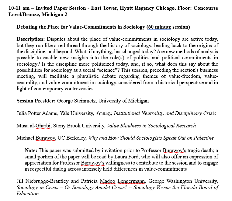 ASA History of Sociology tweet media