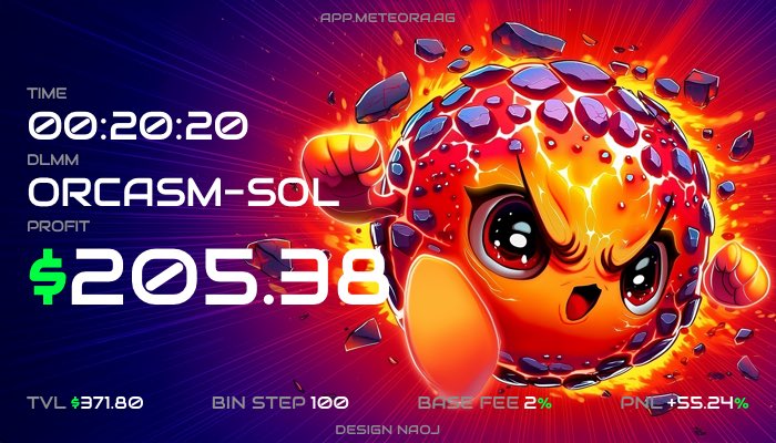 AlekssRG's tweet image. ones side $sol 🎒#orcasm DLMM