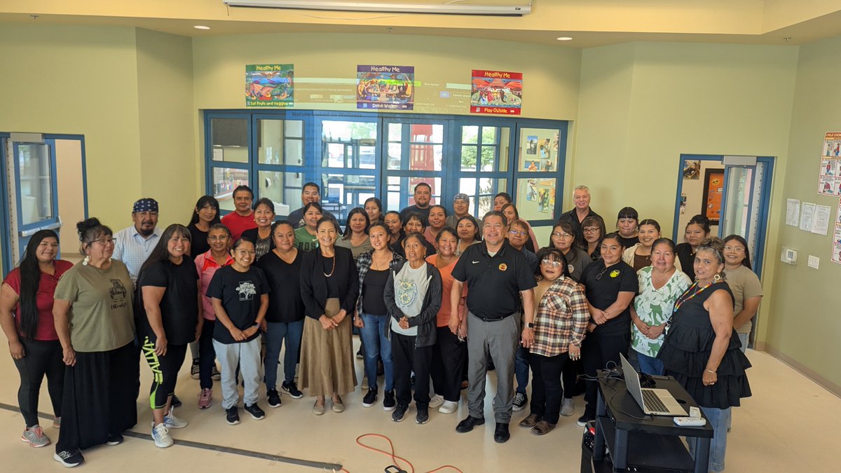 Today, I met with Santo Domingo Head Start teachers as they prepare their students for back to school. We talked about the tools they need in the classroom. From more funding to reliable Internet — I will prioritize students and invest in a better public education system.
