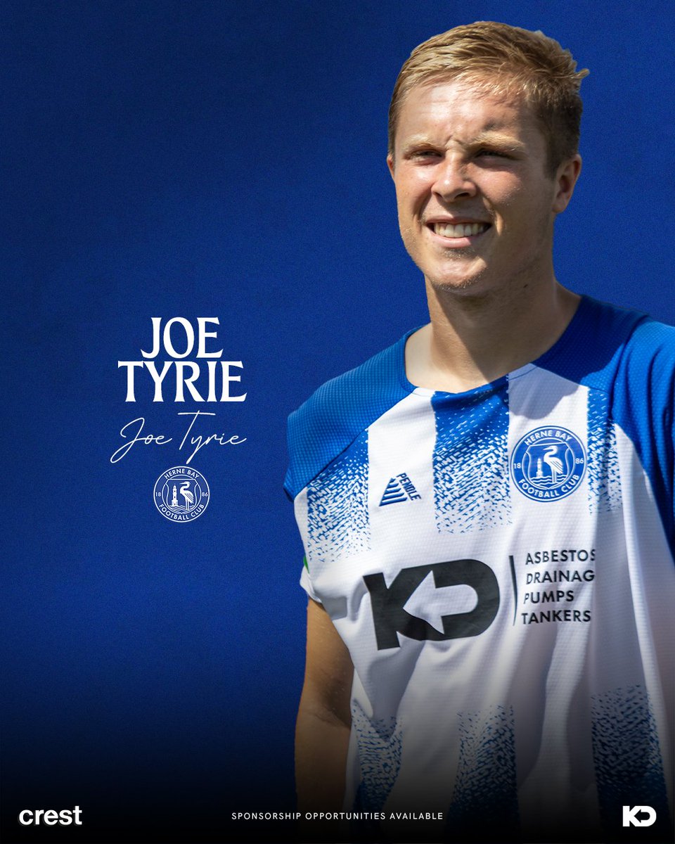 Herne Bay Football Club (@hernebayfc) on Twitter photo βοΈ | πͺππππ’π π, ππ’π π§π¬π₯ππ!
Joe Tyrie, ex-Sittingbourne centre-back, featured in 17 appearances for The Brickies. He rose through Tonbridge Angels Academy, winning youth titles yearly - gritty, composed, and ready for the next level. π
#HBFC | #WeAreTheBay βοΈ | πͺππππ’π π, ππ’π π§π¬π₯ππ!
Joe Tyrie, ex-Sittingbourne centre-back, featured in 17 appearances for The Brickies. He rose through Tonbridge Angels Academy, winning youth titles yearly - gritty, composed, and ready for the next level. π
#HBFC | #WeAreTheBay