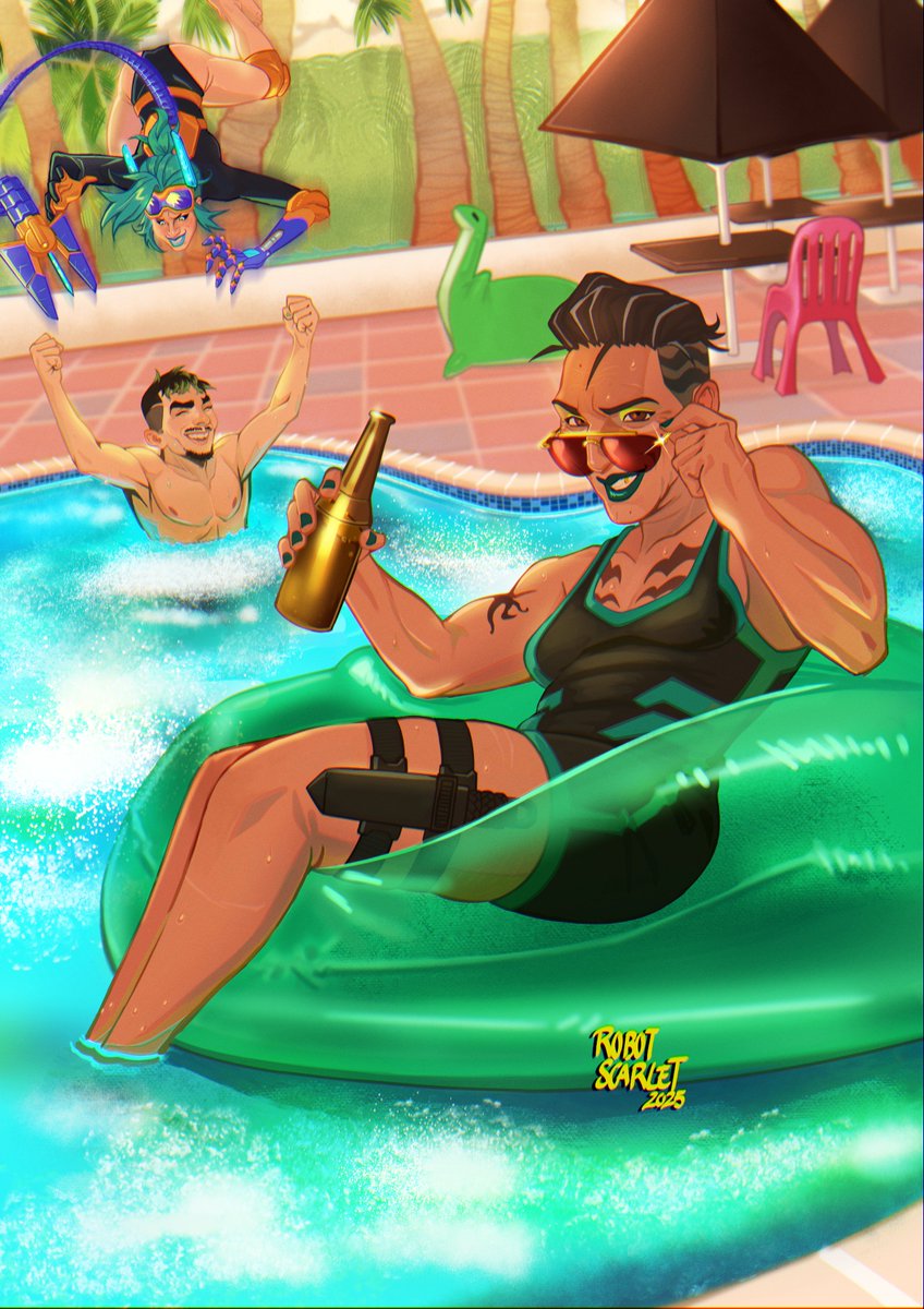 My contribution to the zine, of course I went with Maggie. It's not perfect but I tried my best 🙏

Please do check out everyone's work, it's all amazing and fantastic! Everyone did so well!!!

#ApexLegends #ApexSwimSuitEdition