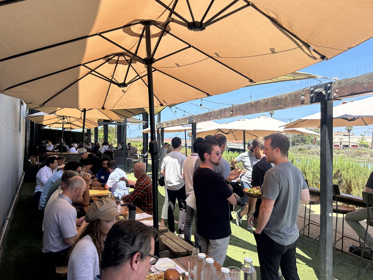 Fred Grier (@fredmgrier) on Twitter photo SD Fintech Gathering
Partnered w/ <a href="/NealBloom/">Neal Bloom</a> to gather 20 founders building at the intersection of finance, insurance & AI tech.
We hosted a 2-hour lunch at Viewpoint brewery in Del Mar, near Solana Beach.
Thanks to our friends <a href="/SocialLeverage/">SocialLeverage</a>, <a href="/SiliconVlyBank/">Silicon Valley Bank</a> & <a href="/sequoia/">Sequoia Capital</a>. SD Fintech Gathering
Partnered w/ <a href="/NealBloom/">Neal Bloom</a> to gather 20 founders building at the intersection of finance, insurance & AI tech.
We hosted a 2-hour lunch at Viewpoint brewery in Del Mar, near Solana Beach.
Thanks to our friends <a href="/SocialLeverage/">SocialLeverage</a>, <a href="/SiliconVlyBank/">Silicon Valley Bank</a> & <a href="/sequoia/">Sequoia Capital</a>.