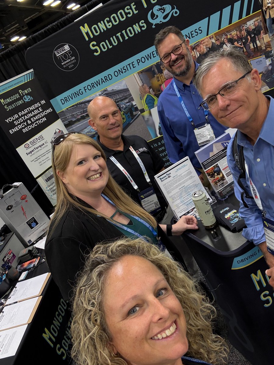 MongoosePS's tweet photo. Wrapping up two days at the ASHE conference in Columbus, OH. Great conversations about how Mongoose can help facilities be educated on new, #InnovativeTechnology to enhance the efficiency and reliability of their emergency power system with @SensLLC  @HotstartInc &amp; @blend_opti https://t.co/XbOUnenbGa