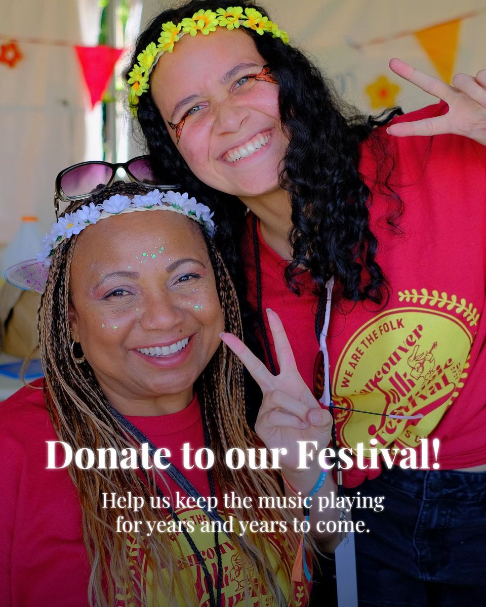 Our VFMF donor matching campaign was an incredible success, raising a total of $70,000. 

A big shout out to EVERYONE who donated!

Did you know that we are a registered Canadian charity? To continue supporting us, sign up for a monthly donation: thefestival.bc.ca/giving