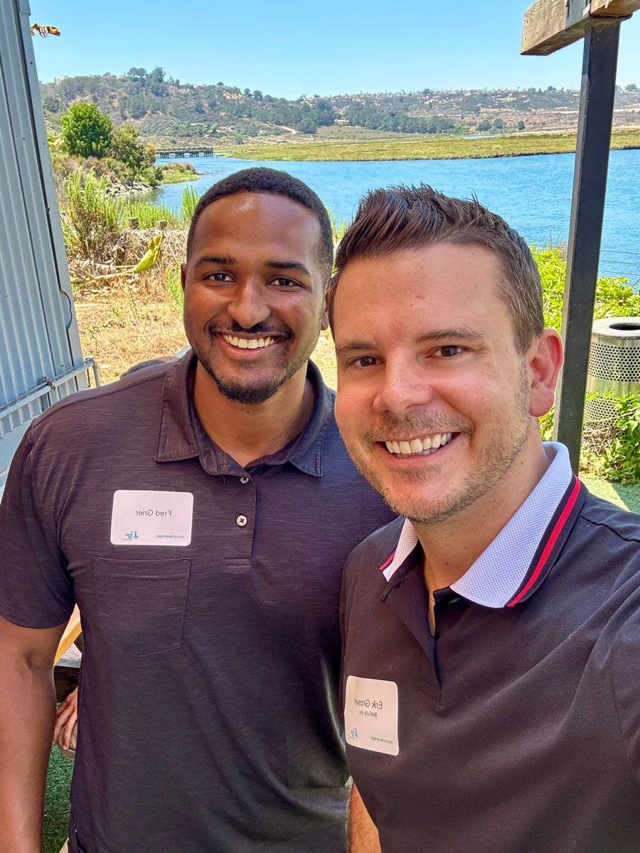 Erik Groset (@erikgroset) on Twitter photo Big shoutout to <a href="/fredmgrier/">Fred Grier</a> for hosting a killer founder/investor/connector lunch alongside <a href="/NealBloom/">Neal Bloom</a>, <a href="/SocialLeverage/">SocialLeverage</a>, and <a href="/SiliconVlyBank/">Silicon Valley Bank</a>. Sunshine, startups, and serious connections, San Diego’s tech scene is turning up! Big shoutout to <a href="/fredmgrier/">Fred Grier</a> for hosting a killer founder/investor/connector lunch alongside <a href="/NealBloom/">Neal Bloom</a>, <a href="/SocialLeverage/">SocialLeverage</a>, and <a href="/SiliconVlyBank/">Silicon Valley Bank</a>. Sunshine, startups, and serious connections, San Diego’s tech scene is turning up!