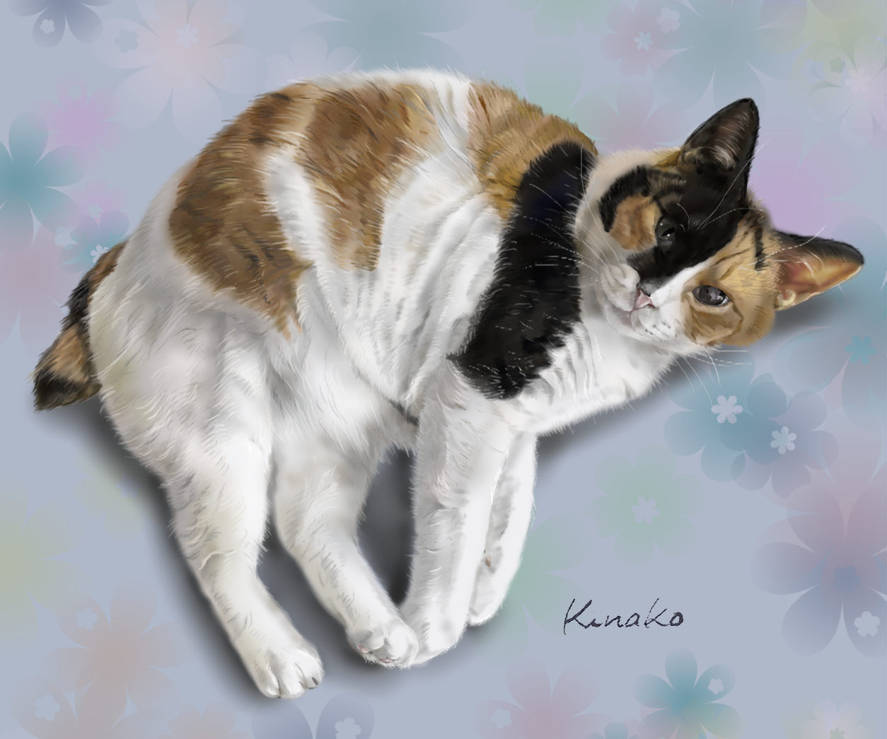 きなこ(猫の絵を描いています） (@91rudo) / X