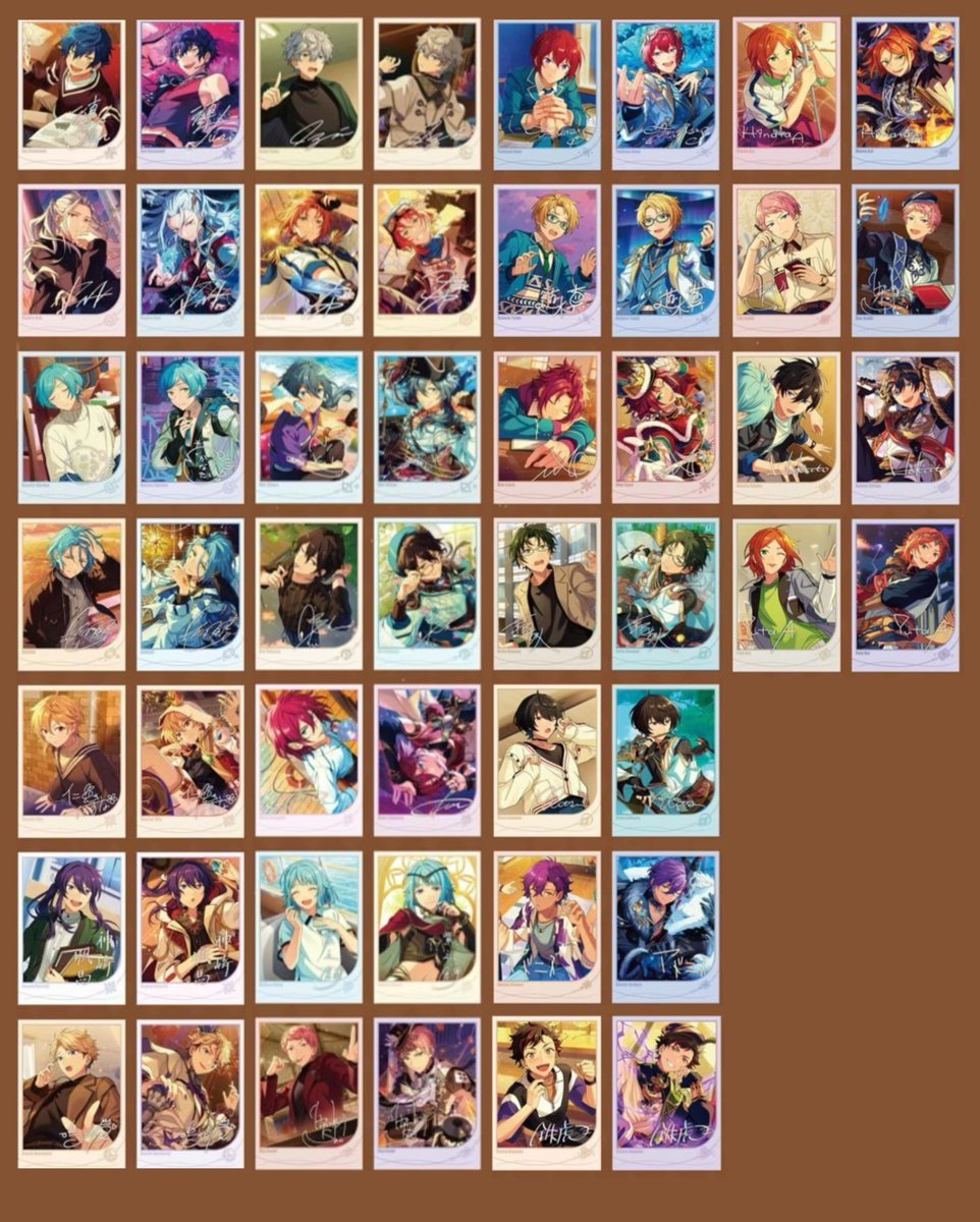 【譲渡】あんスタ 中国 限定招募　写真カード ポラロイド 招募

譲:ジュン(開花後)56、茨(開花前)55、司(開花前55、開花後44)、真緒(開花後8)、敬人(開花後24)、凛月(開花前10)、北斗(開花後20)

求:かかった金額+送料

同額異種お迎えください