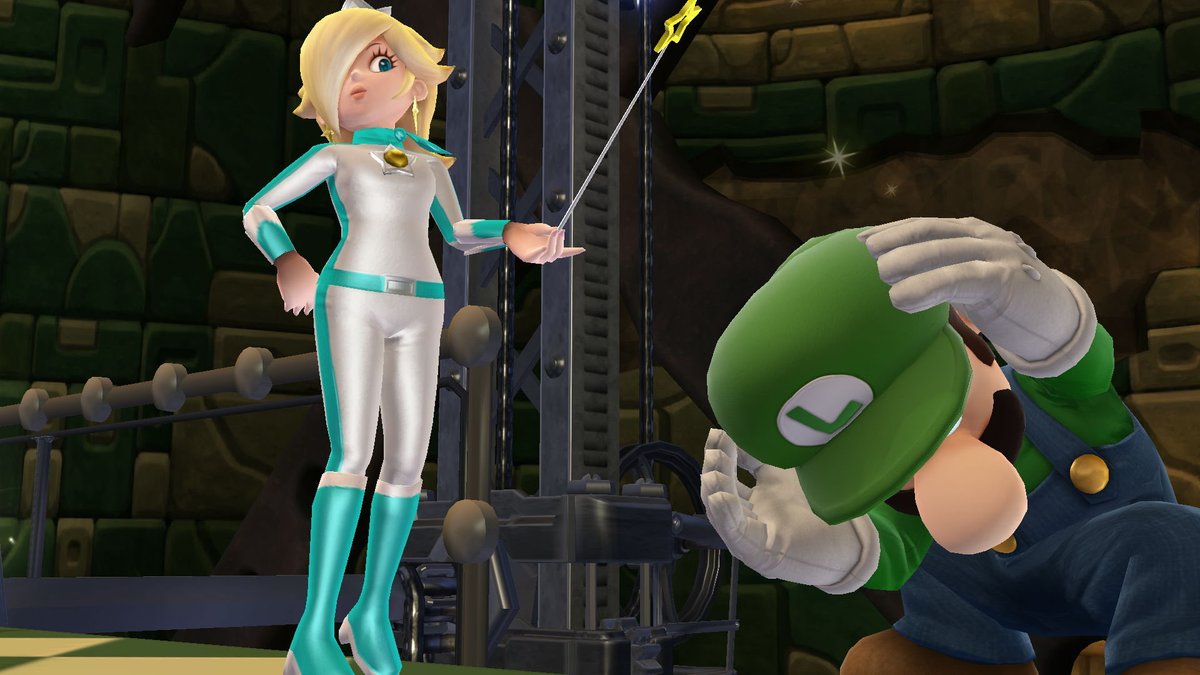 I made that Biker Rosalina mod for Smash4 where people kept complaining that I didn’t give her gloves 🥲