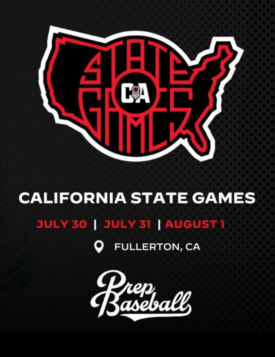 Eli Echavarria (@eliech33) on Twitter photo Excited for the opportunity to play in the <a href="/PrepBaseballCA/">PREP BASEBALL CALIFORNIA</a> State Games this week.
I'll be on Team #10; Catcher / 3b
Game #1 - Thursday 8:30 at Fullerton JC
Game #2 - Thursday 1:30 at Fullerton HS
Game #3 - Friday 11:00 at Fullerton JC
<a href="/PBRmonk/">Matthew Monk</a> <a href="/hardy03bsbl/">Steven Hardesty</a> <a href="/LesLukach/">๐๐๐ฌ ๐๐ฎ๐ค๐๐๐ก</a> Excited for the opportunity to play in the <a href="/PrepBaseballCA/">PREP BASEBALL CALIFORNIA</a> State Games this week.
I'll be on Team #10; Catcher / 3b
Game #1 - Thursday 8:30 at Fullerton JC
Game #2 - Thursday 1:30 at Fullerton HS
Game #3 - Friday 11:00 at Fullerton JC
<a href="/PBRmonk/">Matthew Monk</a> <a href="/hardy03bsbl/">Steven Hardesty</a> <a href="/LesLukach/">๐๐๐ฌ ๐๐ฎ๐ค๐๐๐ก</a>
