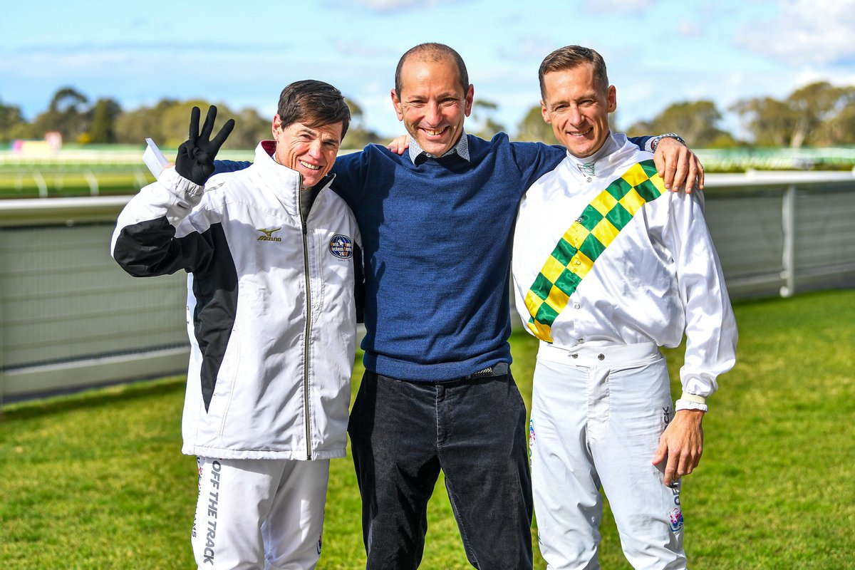 Melbourne Racing Club (@melbracingclub) on Twitter photo An outstanding season 🏆
<a href="/blake_shinn/">Blake Shinn</a> is your 2024/25 Metro Jockey Premiership champion.
A well-earned title made all the more special with runner-up <a href="/CWilliamsJockey/">Craig Williams</a> offering his congratulations too. Class all round.
📸: <a href="/Racing__Photos/">Racing Photos</a> An outstanding season 🏆
<a href="/blake_shinn/">Blake Shinn</a> is your 2024/25 Metro Jockey Premiership champion.
A well-earned title made all the more special with runner-up <a href="/CWilliamsJockey/">Craig Williams</a> offering his congratulations too. Class all round.
📸: <a href="/Racing__Photos/">Racing Photos</a>